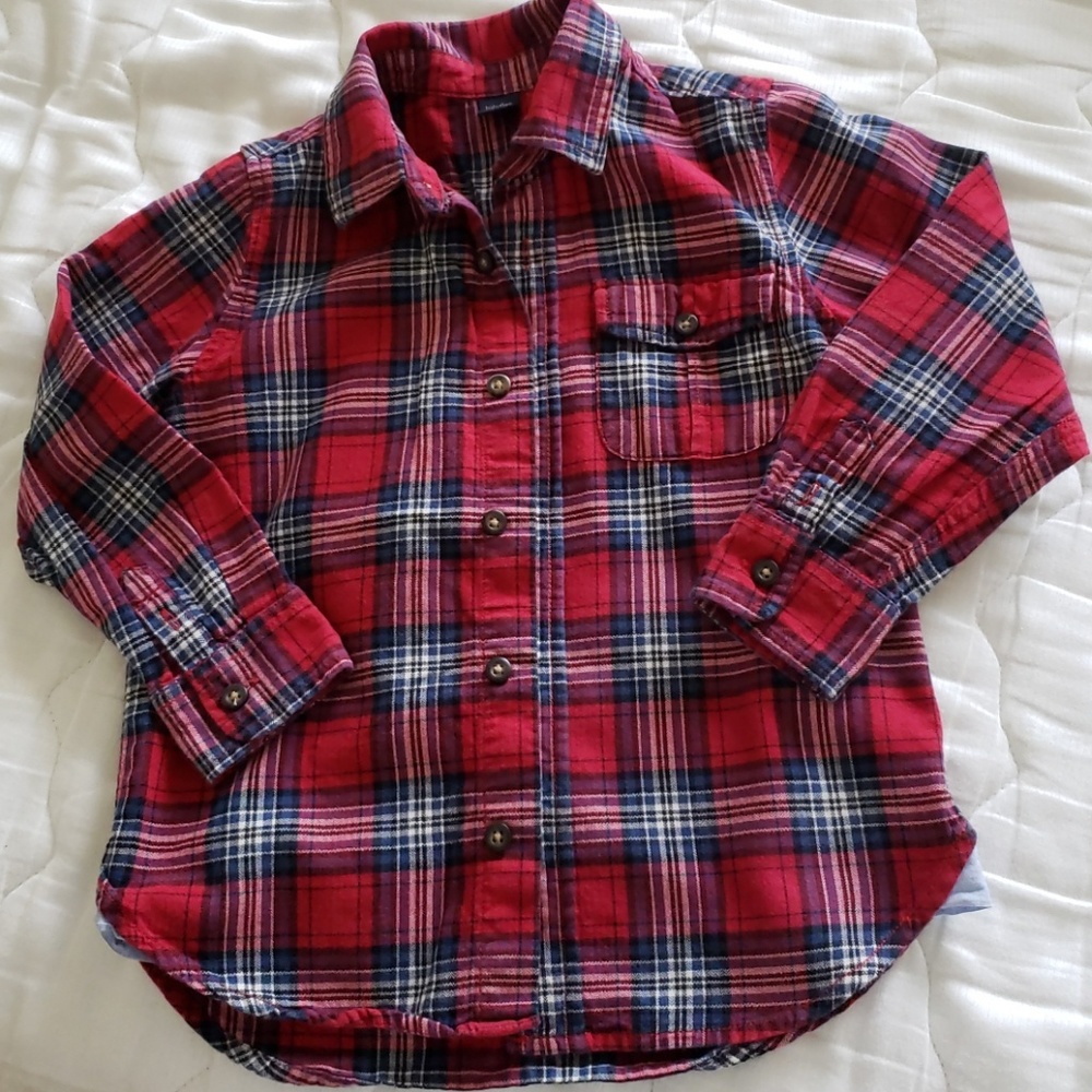 Gap Light Flannel, Plaid Shirt